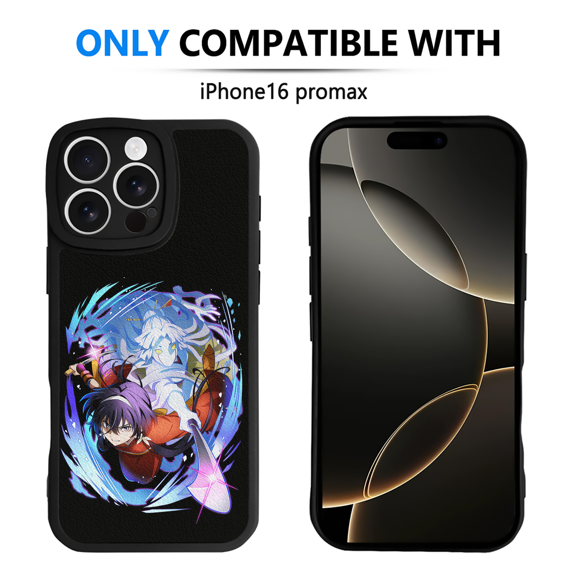 （画像用） 文豪ストレイドッグス Bungo Stray Dogs 【iPhone 16シリーズ対応】シリコンスマホケース（レザー調） 材質：シリコン
